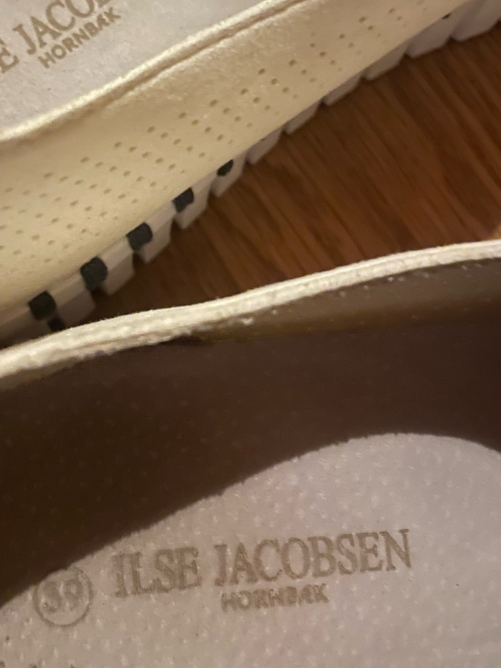 Ilse Jacobsen Tulip 3870 BC Navy and White Loafers - Picture 4 of 8